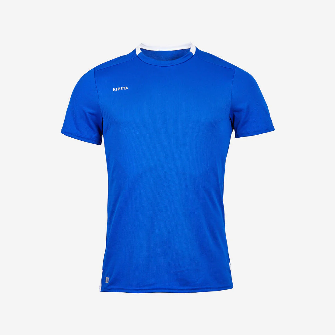 Playera de fútbol azul para adulto ESSENTIEL