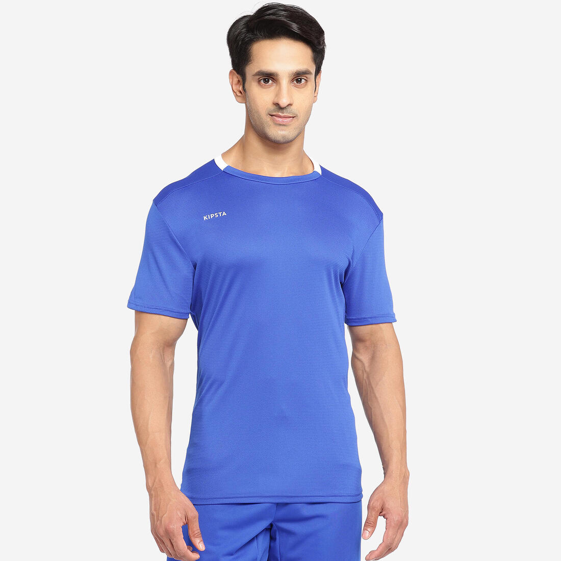 Playera de fútbol azul para adulto ESSENTIEL - Image 4