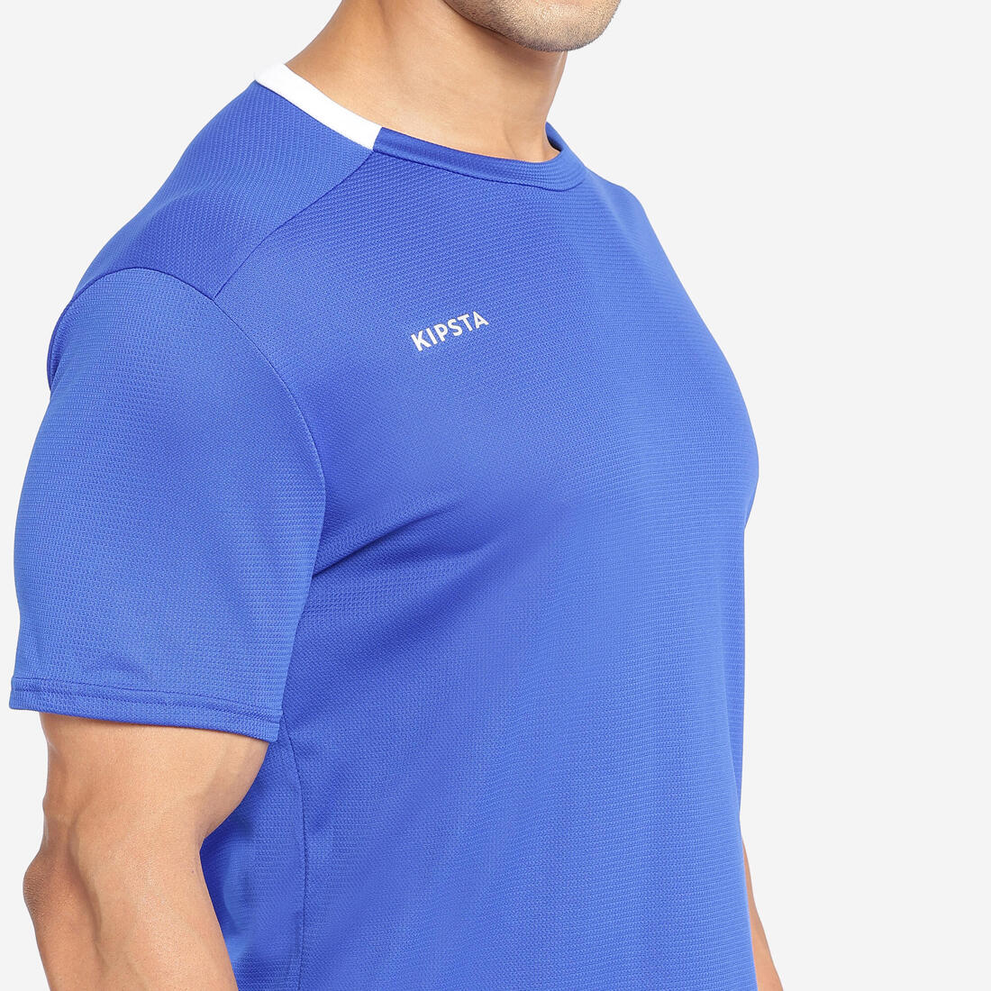 Playera de fútbol azul para adulto ESSENTIEL - Image 5