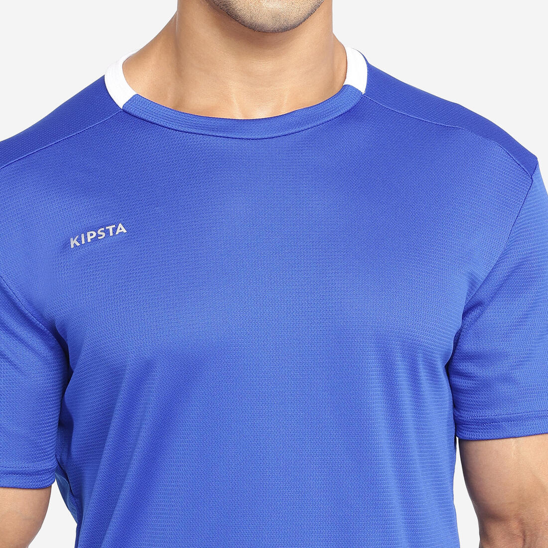 Playera de fútbol azul para adulto ESSENTIEL - Image 9