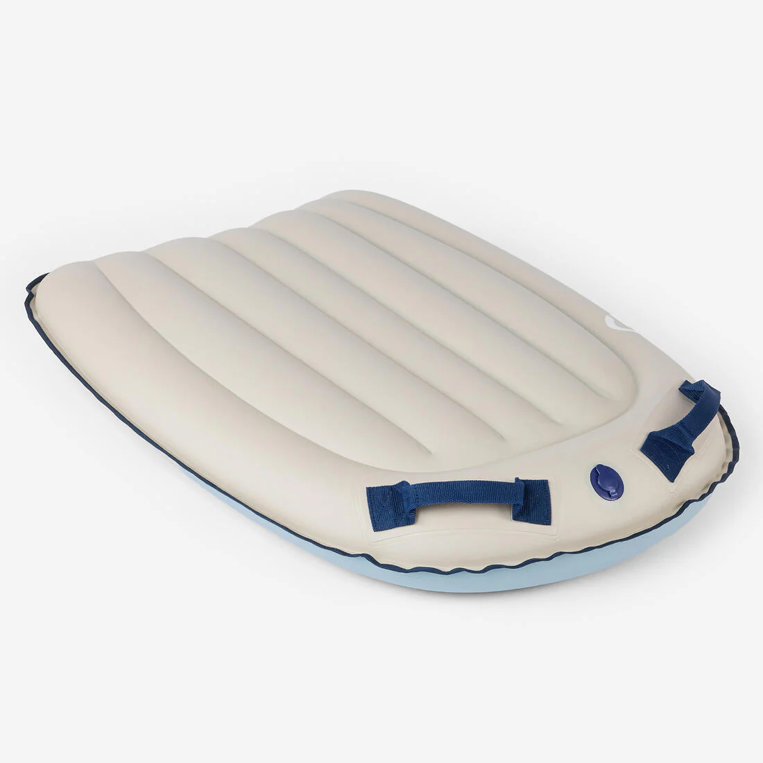 Tabla de bodyboard inflable gris con azul para niños - Image 3