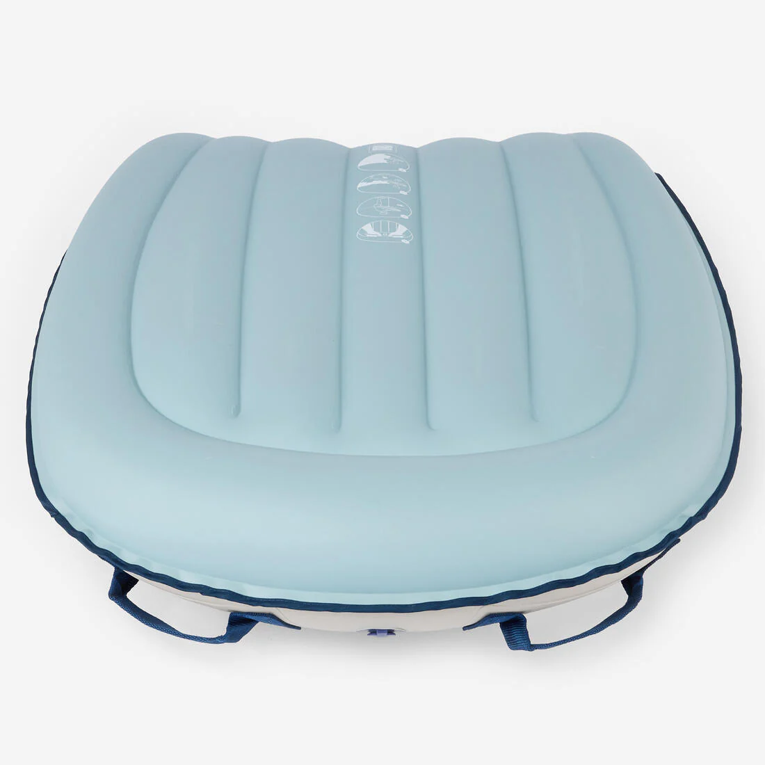 Tabla de bodyboard inflable gris con azul para niños - Image 4