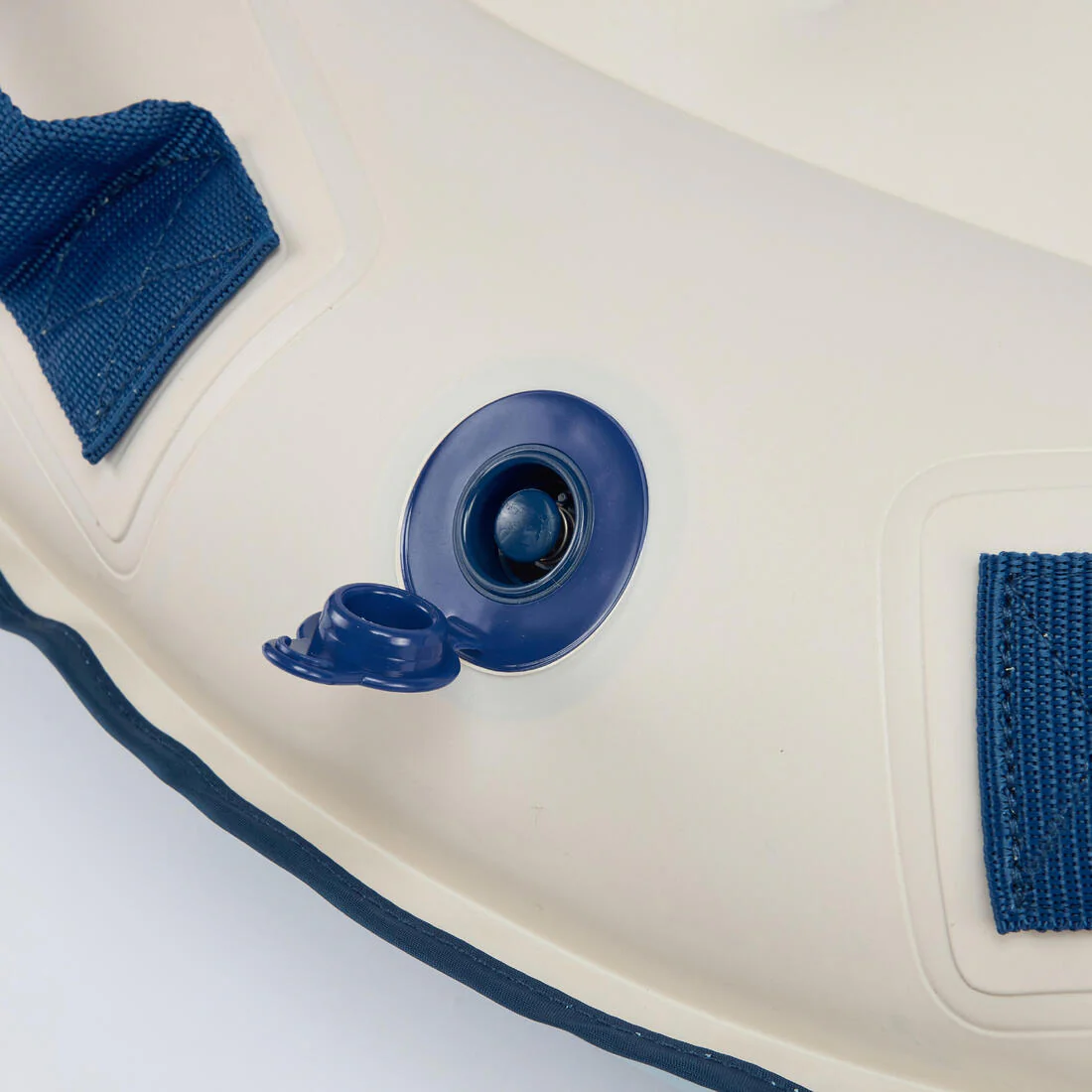 Tabla de bodyboard inflable gris con azul para niños - Image 6