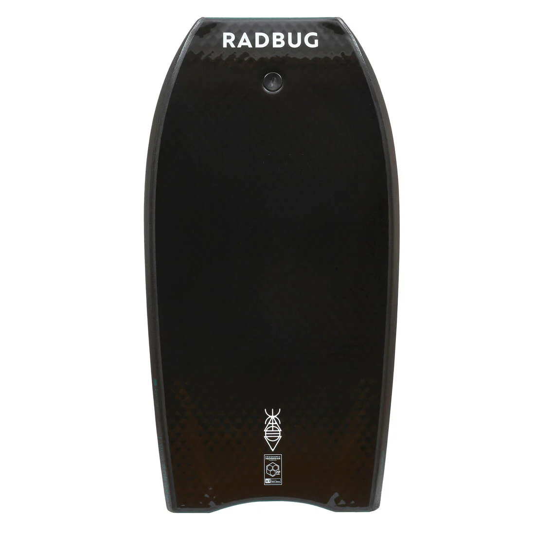 Tabla de bodyboard negro con verde 900 - Image 3