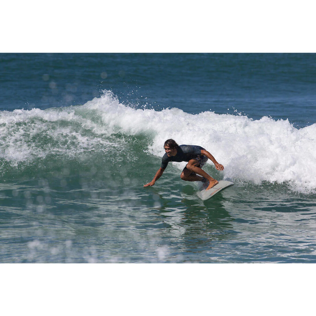 Tabla de surf híbrida de 8' y 3 aletas 500 - Image 15
