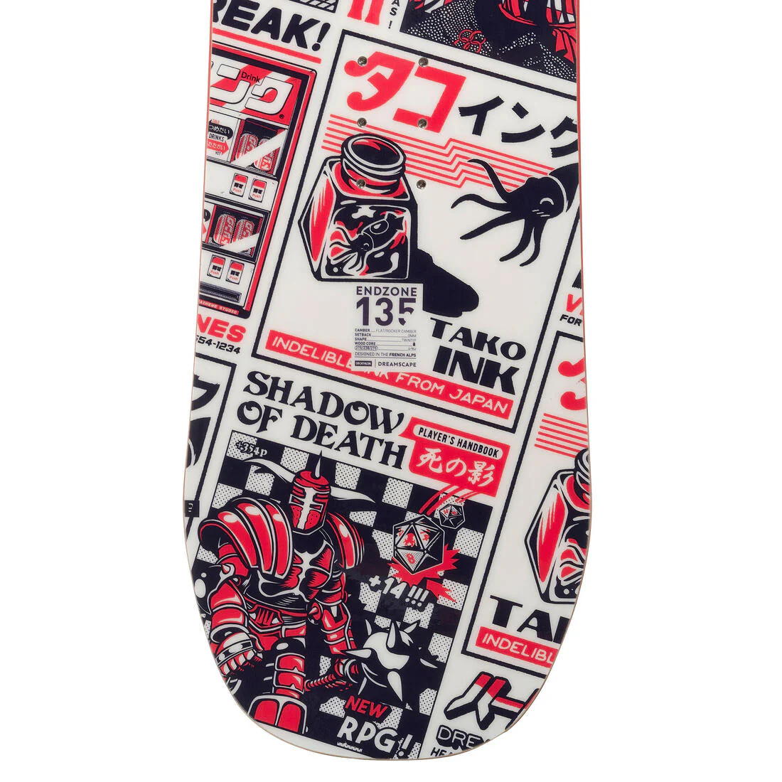 Tabla snowboard niños all mountain freestyle - Endzone JR 135 cm - Image 8