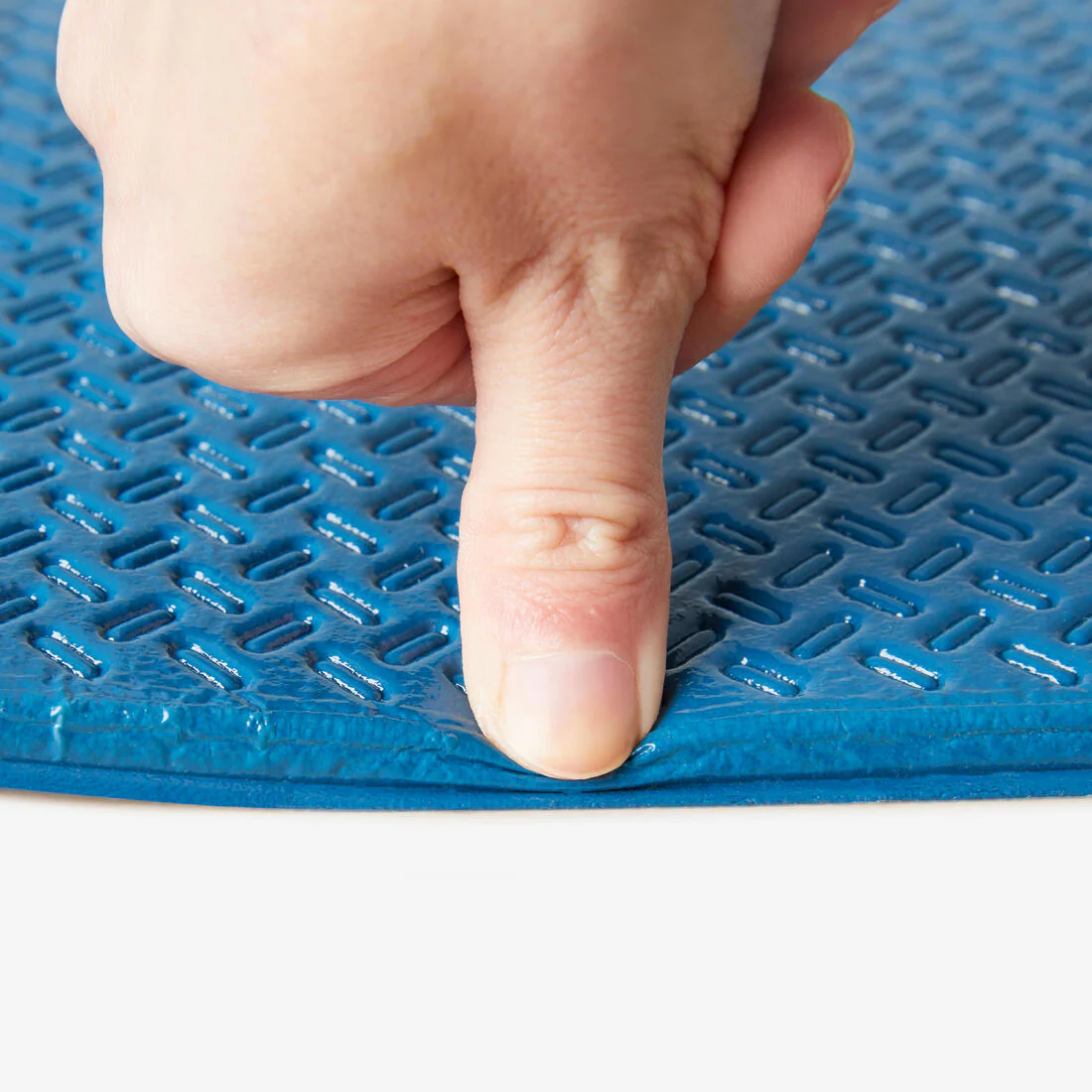 Tapete de fitness plegable de 7 mm de grosor azul - Image 3