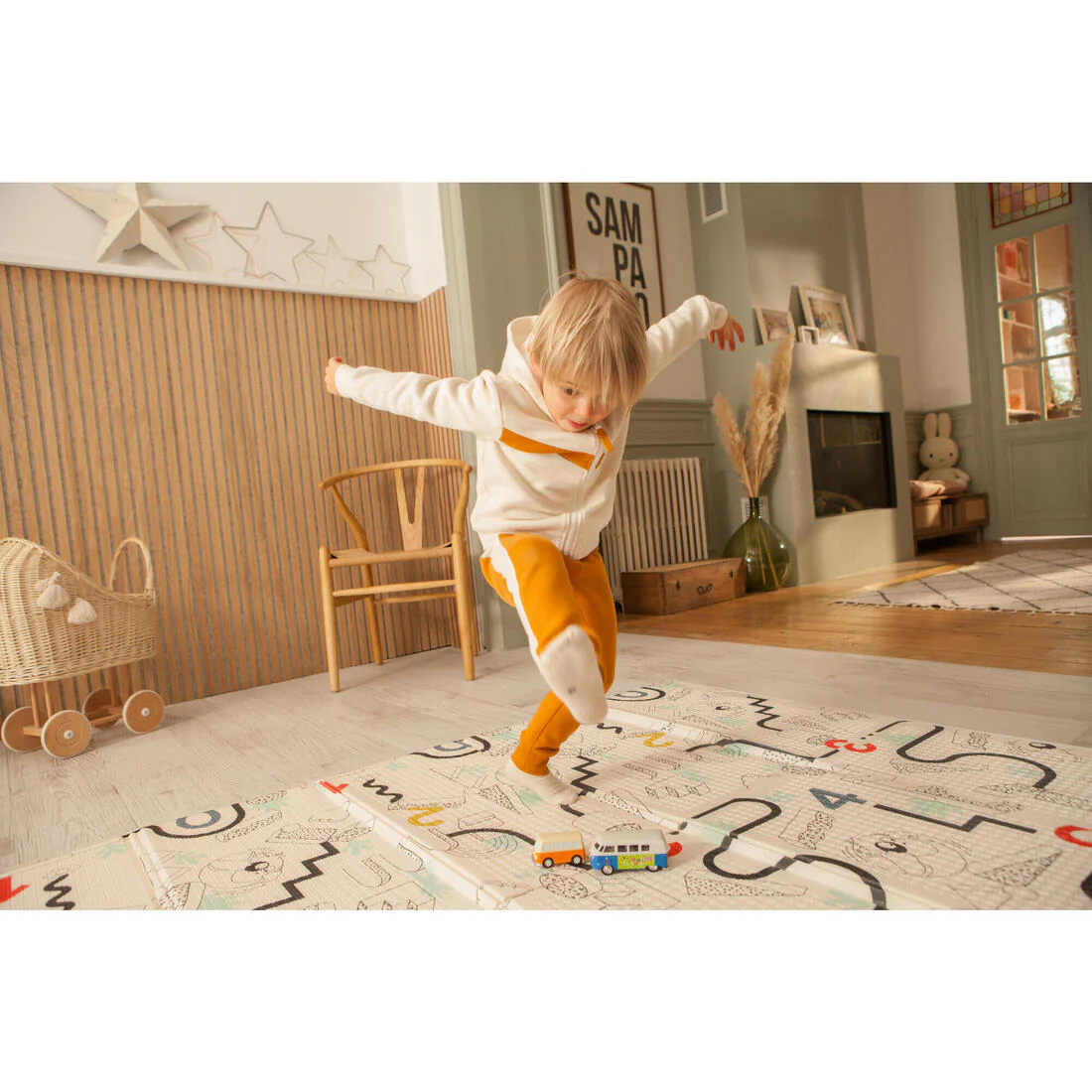 Tapete de juego plegable y reversible infantil 100 - Image 10