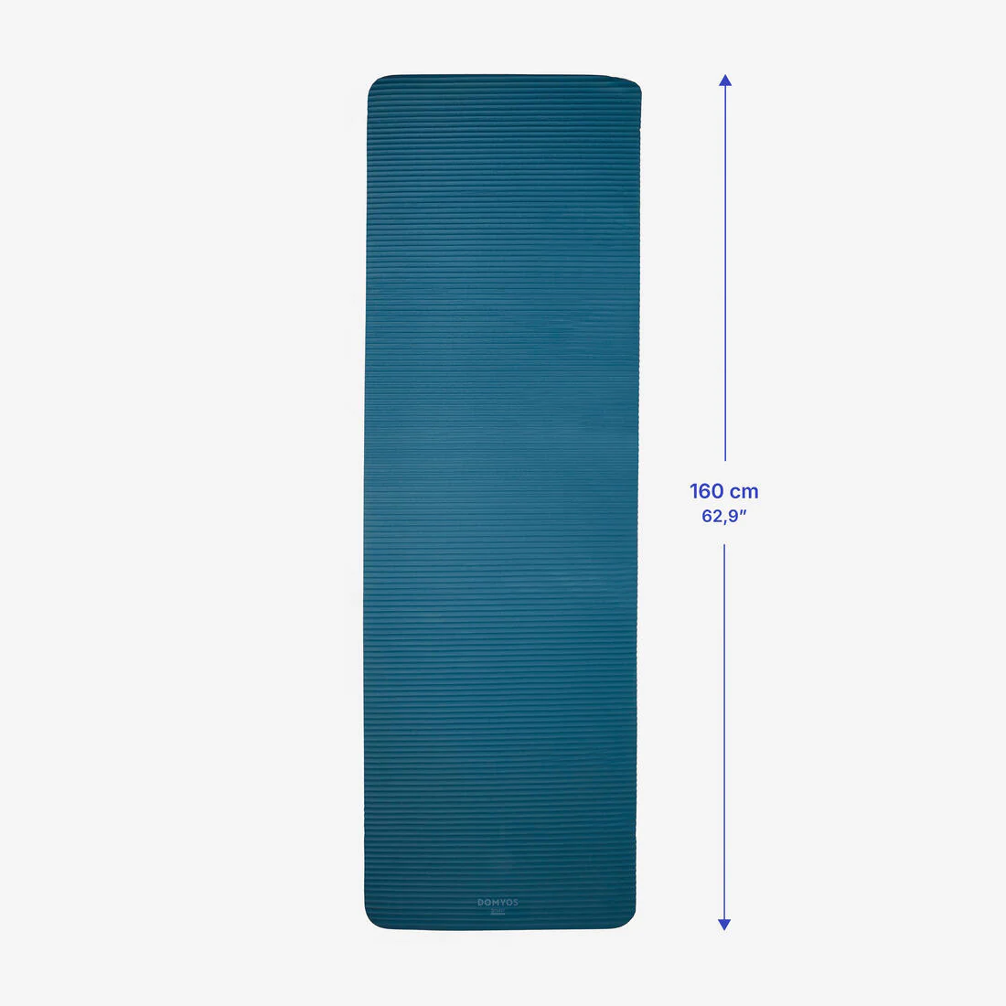 Tapete de pilates azul Confort 100 160 cm x 55 cm x 10 mm - Image 6