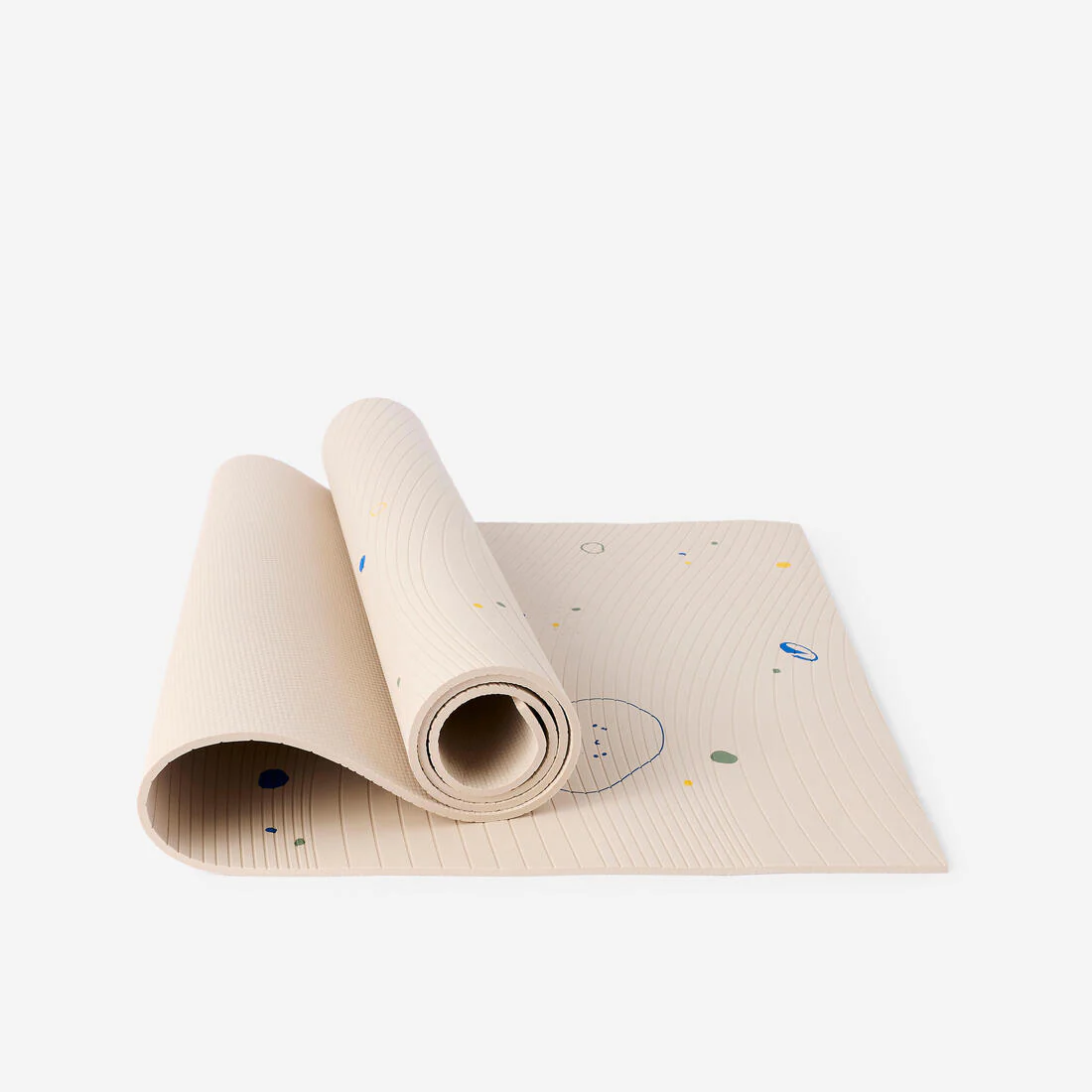 Tapete de yoga azul de 150 cm x 60 cm x 5 mm para niños
