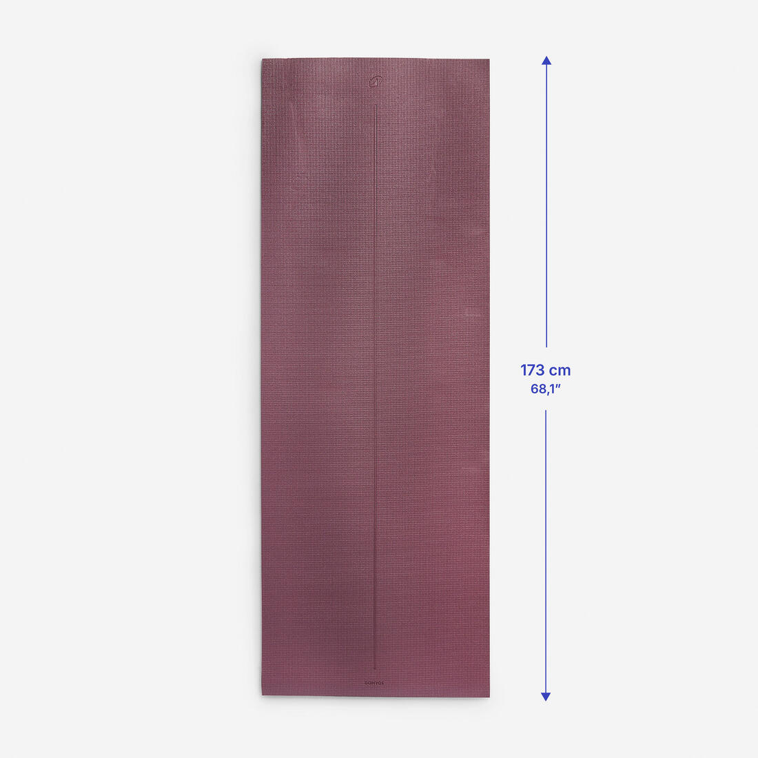 Tapete de yoga de 8 mm oscuro Confort 173 cm x 61 cm - Image 17