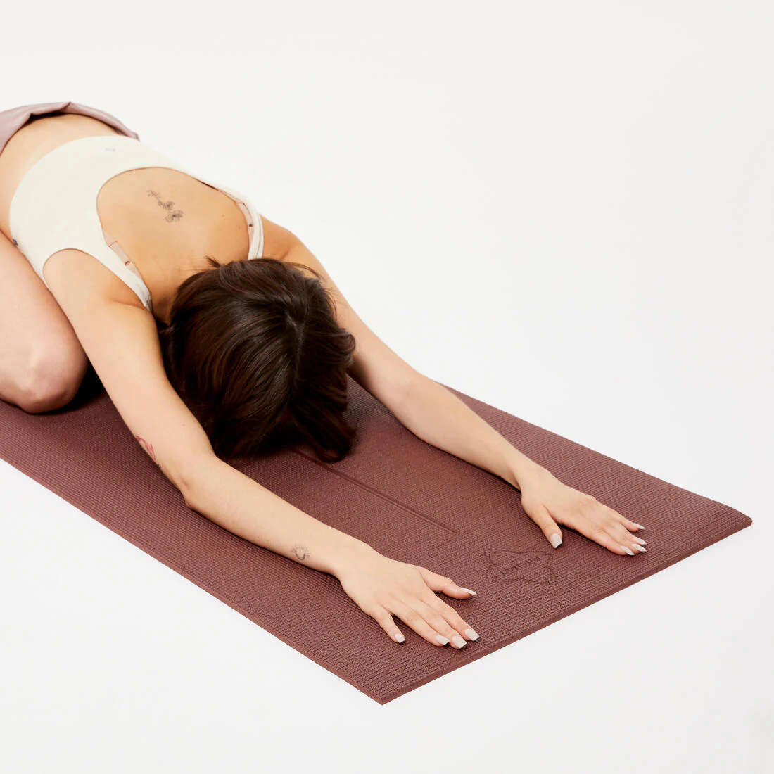 Tapete de yoga de 8 mm oscuro Confort 173 cm x 61 cm - Image 7