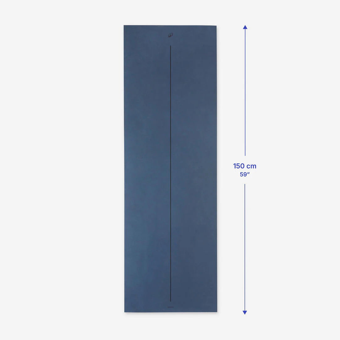 Tapete de yoga de iniciación azul oscuro de 180 cm x 50 cm x 5 mm - Image 7