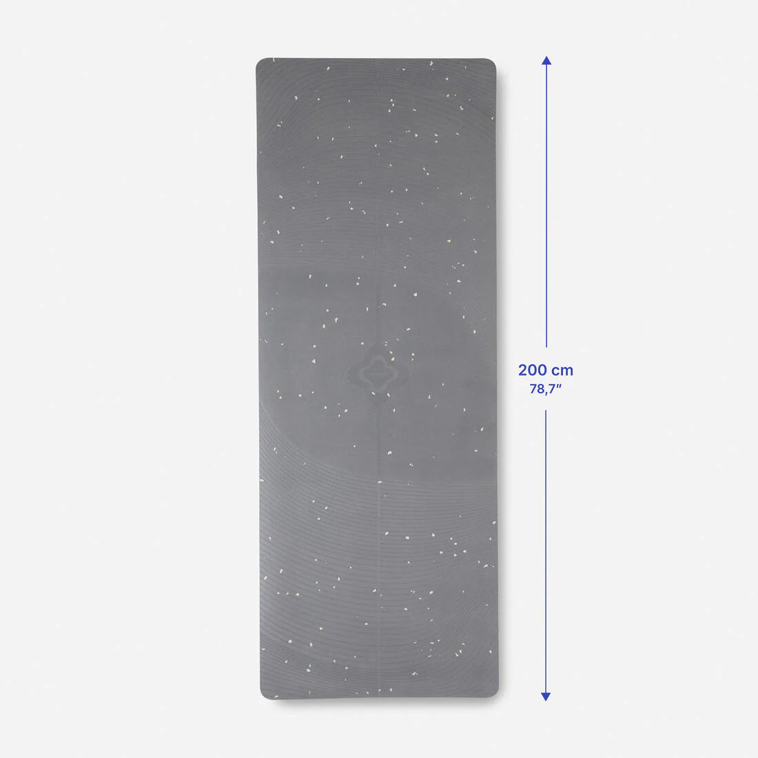 Tapete de yoga suave XG de 200 x 75 cm x 5 mm gris - Image 7