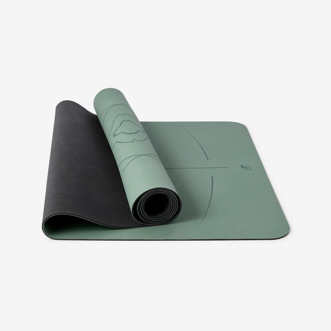 Tapete Yoga Grip+ Azul Claro 185 cm x 65 cm x 4 mm