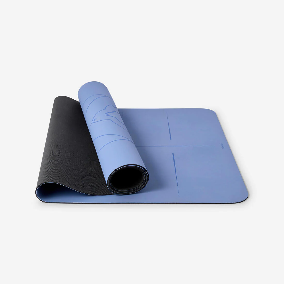 Tapete Yoga Grip+ Azul Claro 185 cm x 65 cm x 4 mm - Image 3