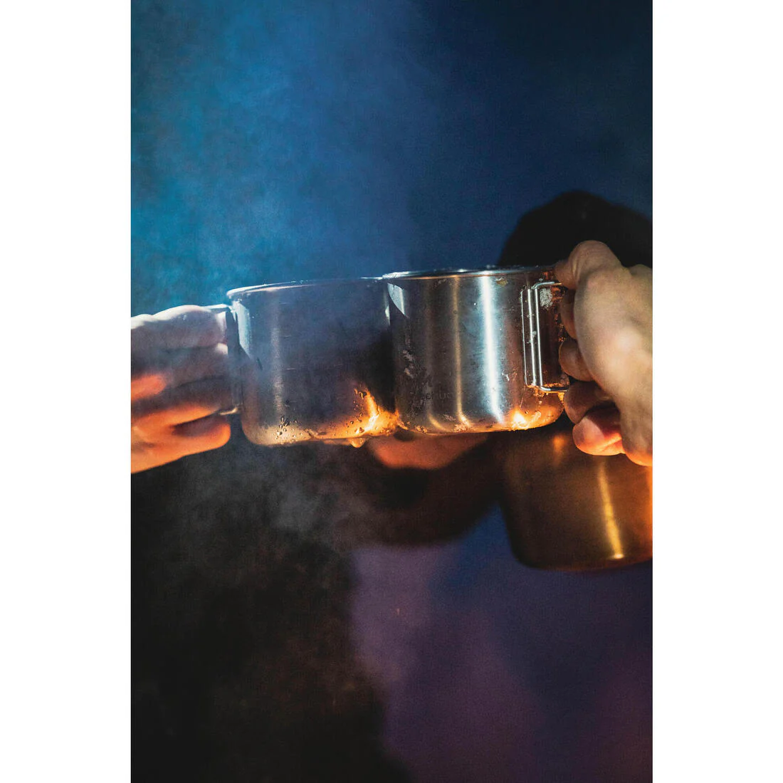 Taza de camping y senderismo de acero inoxidable de 0.4 L 500 - Image 9