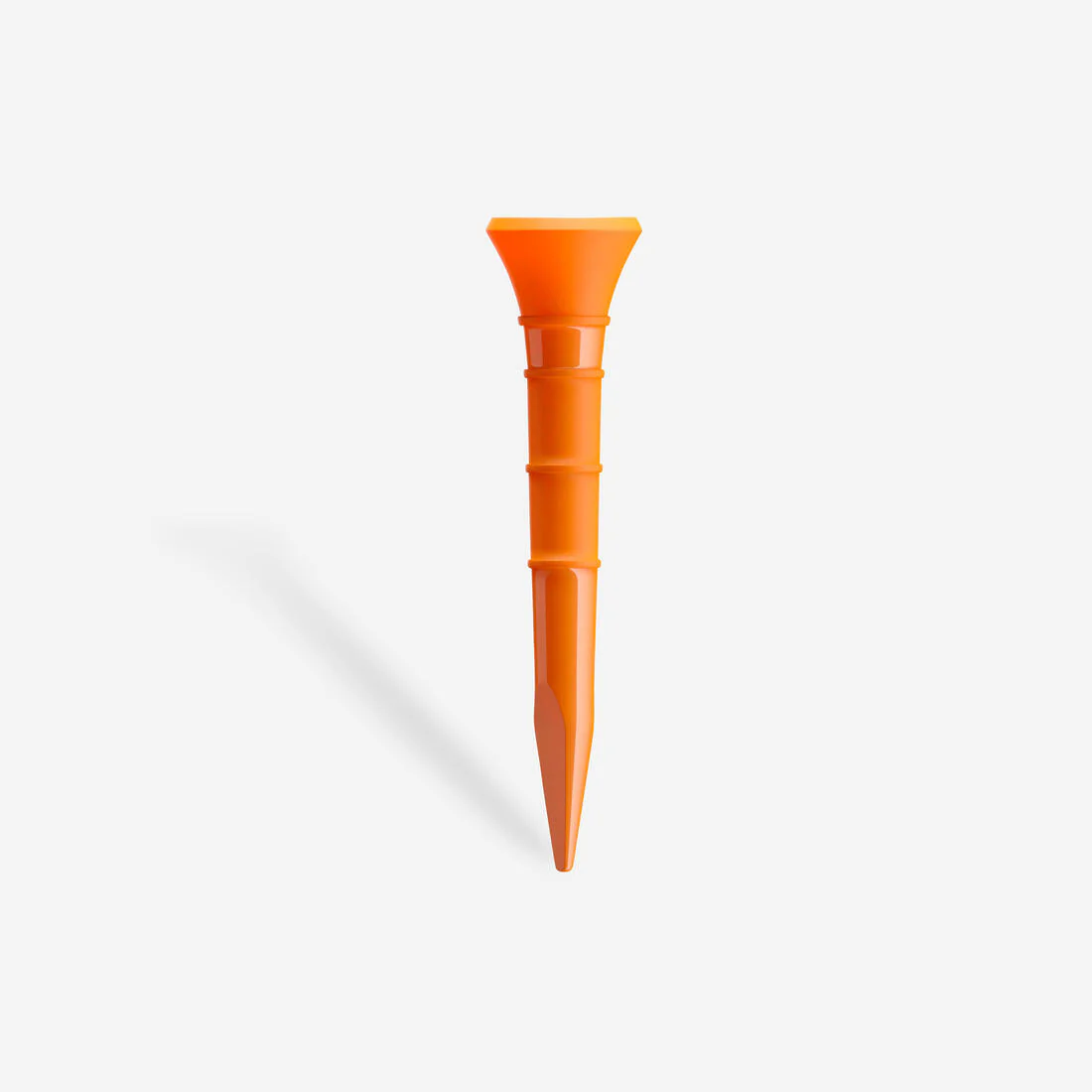 Tee de golf de plástico de 54 mm naranjas Inesis 500 (10)