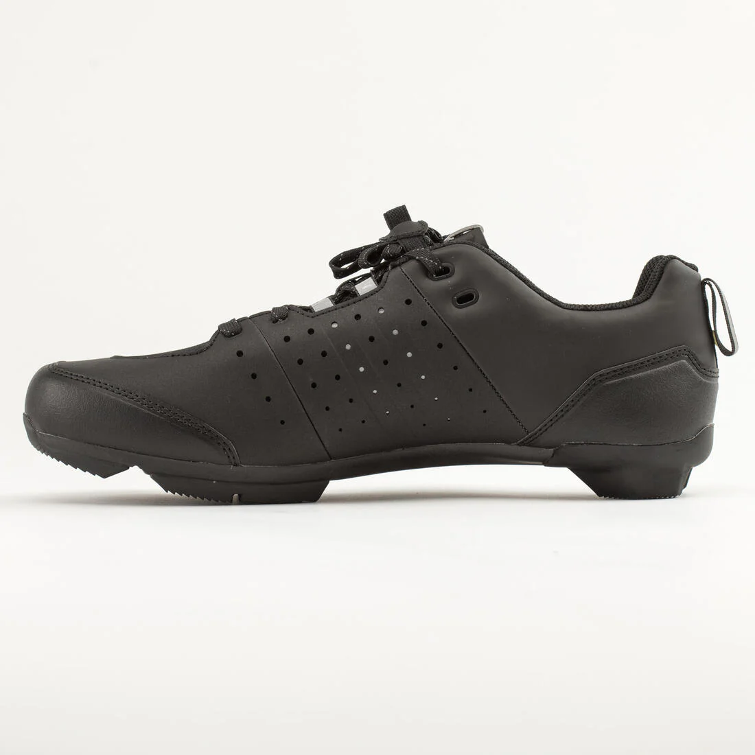 Tenis Ciclismo Gravel Carretera SPD GRVL 500 Negro Cordones - Image 2