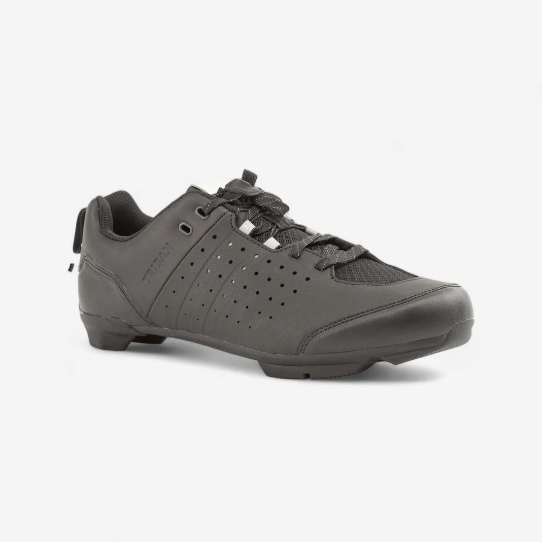 Tenis Ciclismo Gravel Carretera SPD GRVL 500 Negro Cordones - Image 3