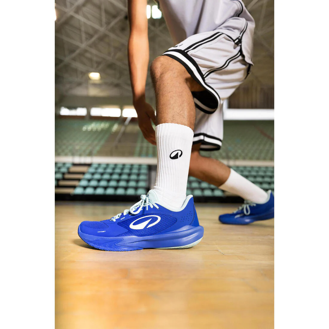 Tenis de básquetbol azules unisex Fast 500 - Image 9