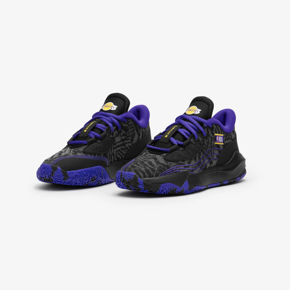 Tenis de básquetbol negros para niños NBA Lakers Fast 900 - Image 5
