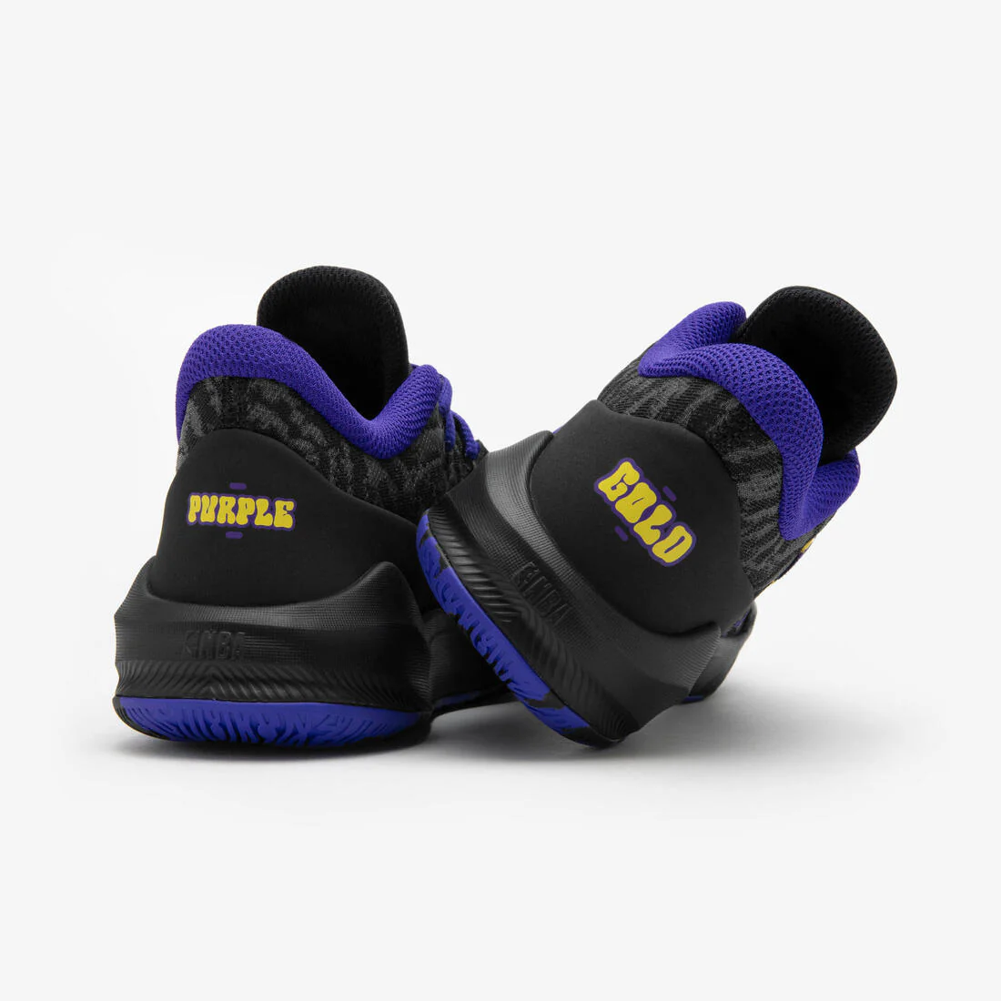 Tenis de básquetbol negros para niños NBA Lakers Fast 900 - Image 6