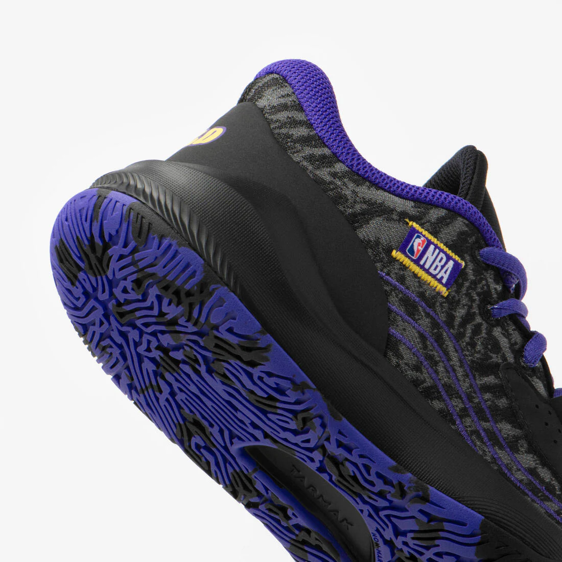 Tenis de básquetbol negros para niños NBA Lakers Fast 900 - Image 8