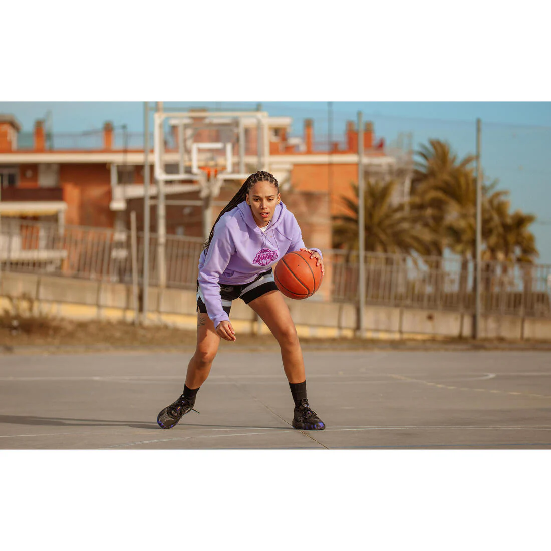 Tenis de básquetbol negros unisex NBA Lakers Fast 900 Low-1 - Image 10