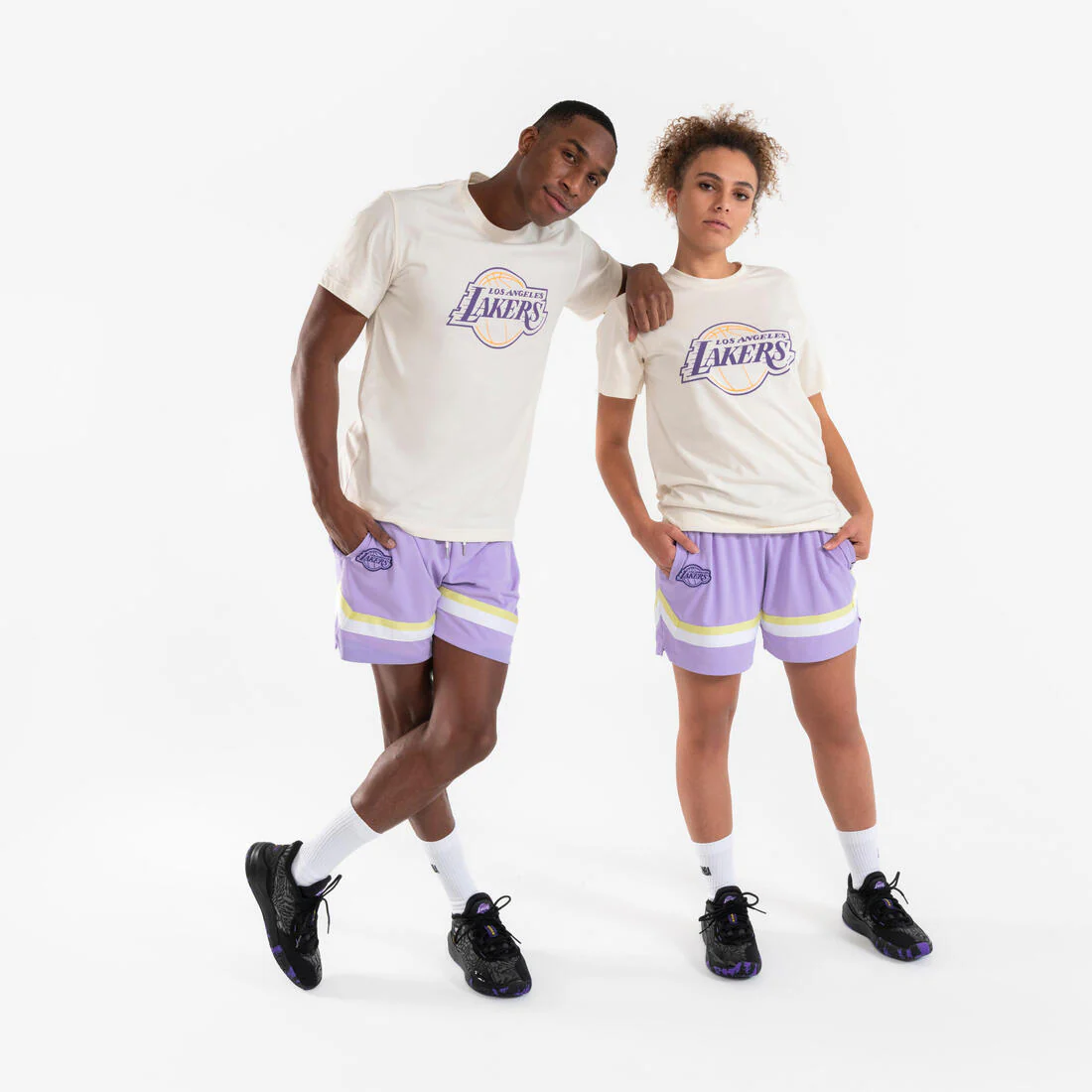 Tenis de básquetbol negros unisex NBA Lakers Fast 900 Low-1 - Image 2