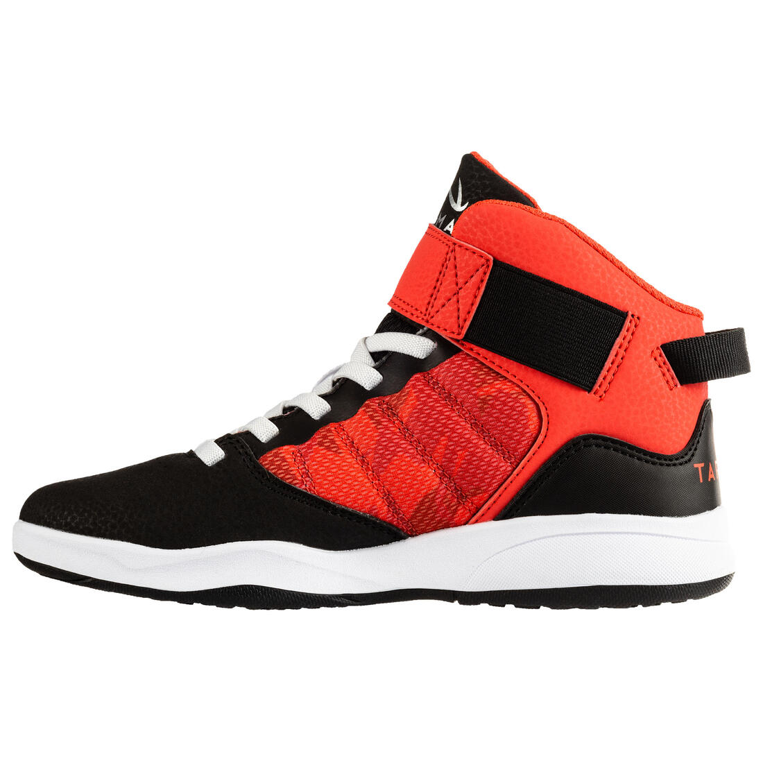 Tenis de básquetbol nivel iniciación negros y rojos para niño SE100 - Image 3