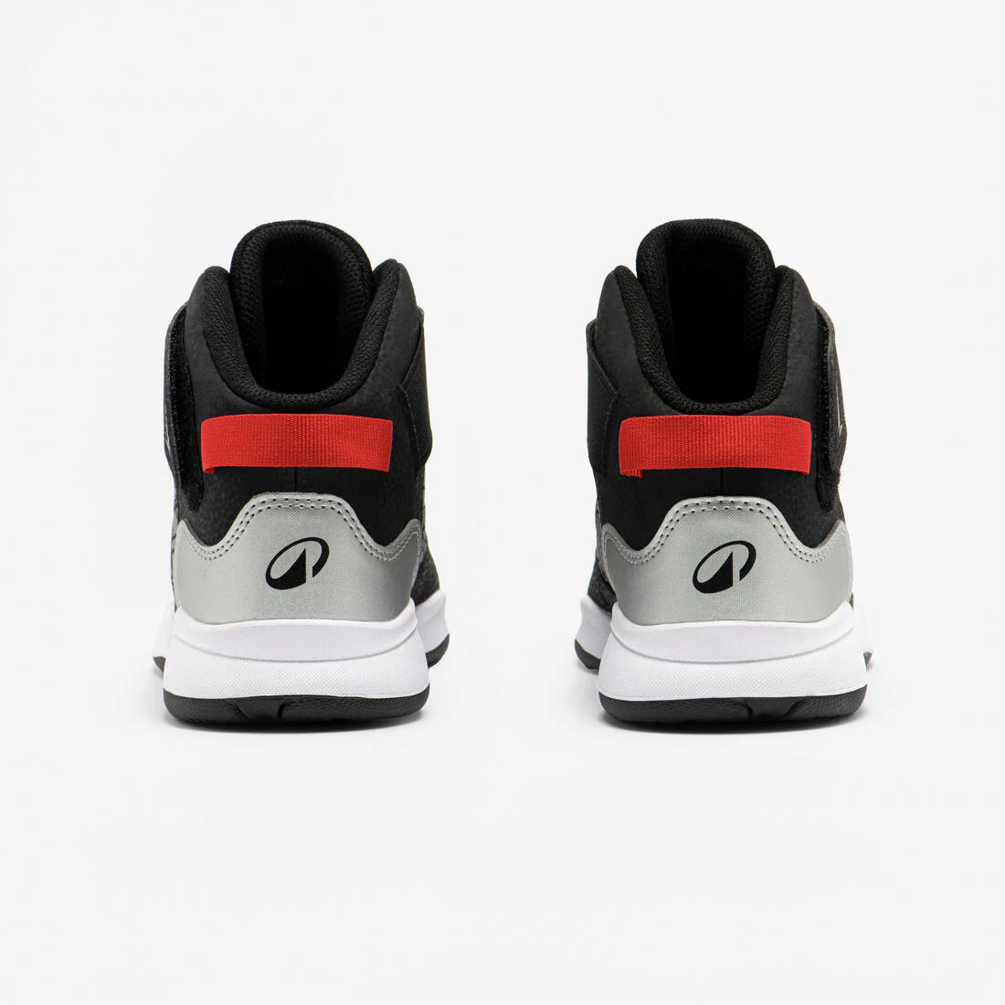 Tenis de básquetbol nivel iniciación negros y rojos para niño SE100 - Image 7