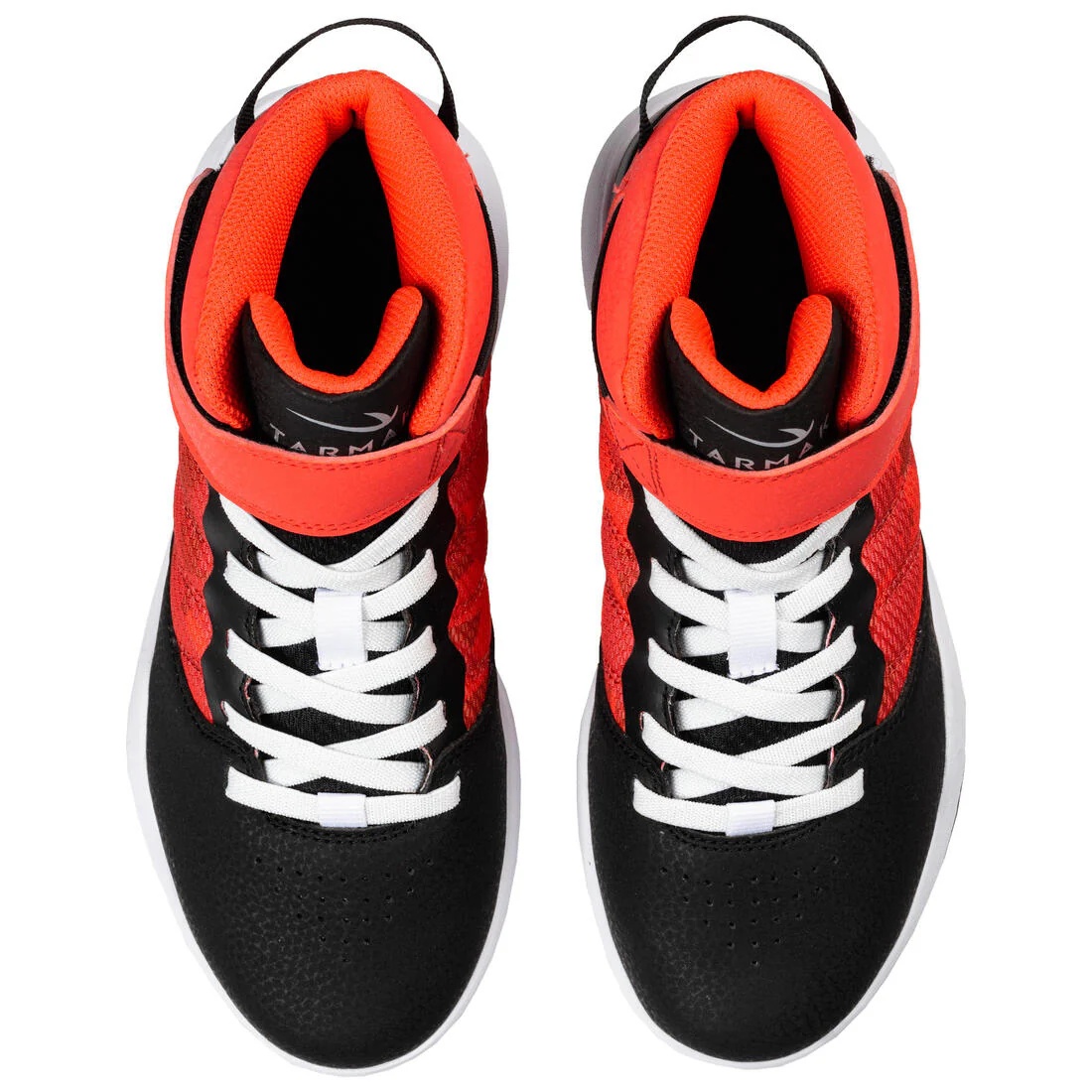 Tenis de básquetbol nivel iniciación negros y rojos para niño SE100 - Image 8