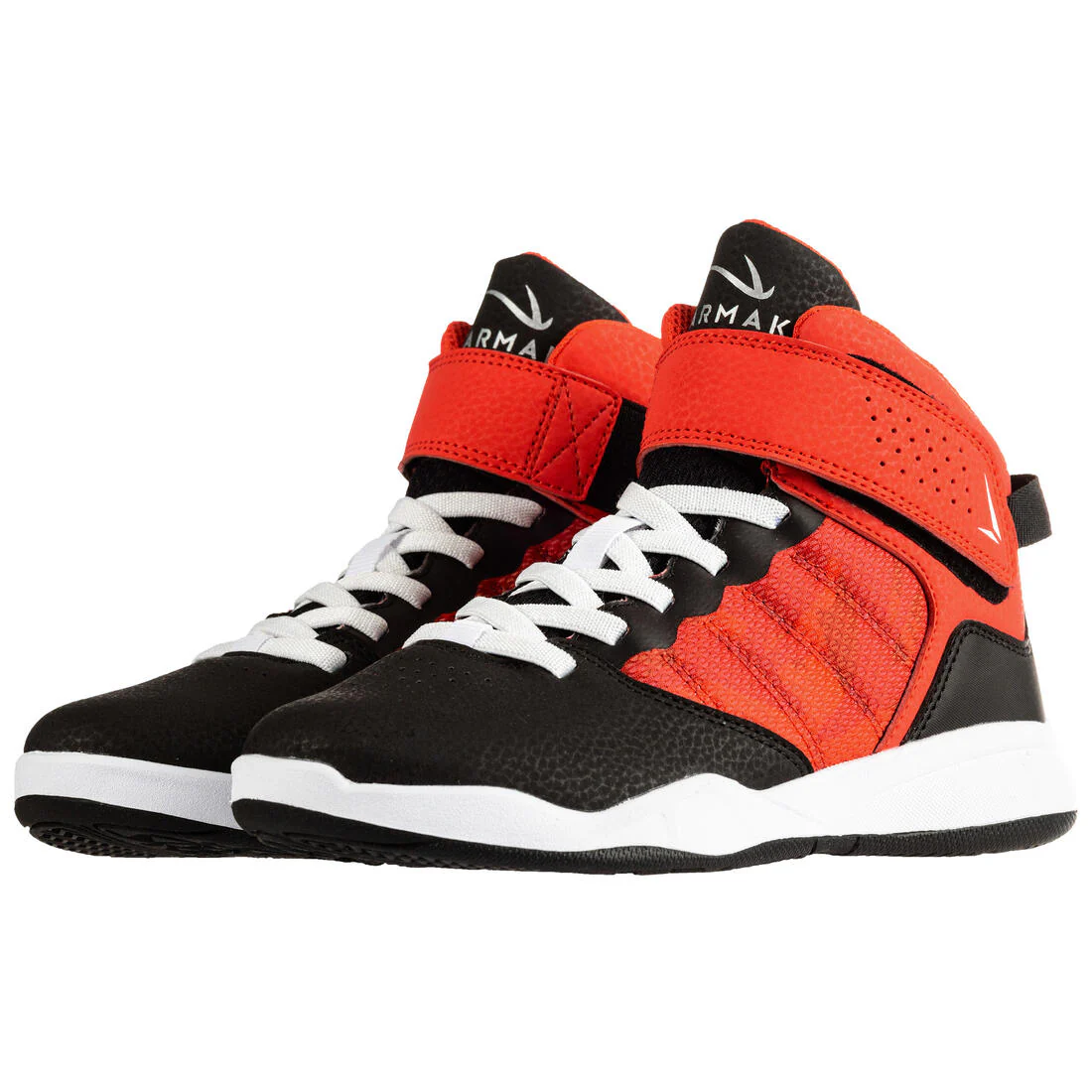 Tenis de básquetbol nivel iniciación negros y rojos para niño SE100 - Image 9