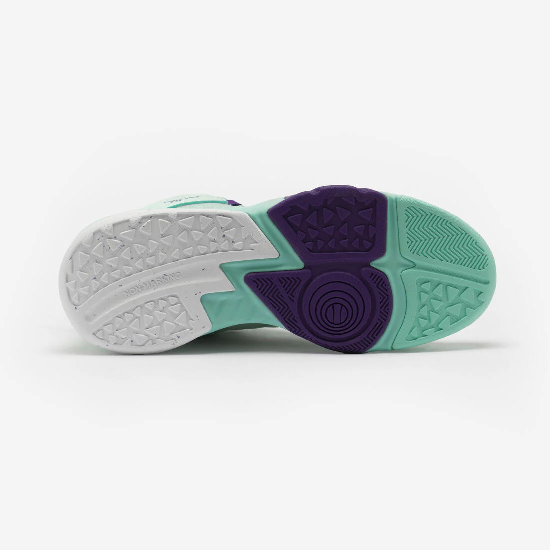 Tenis de básquetbol nivel perfeccionamiento blancos y rojos para niño SS500H - Image 12