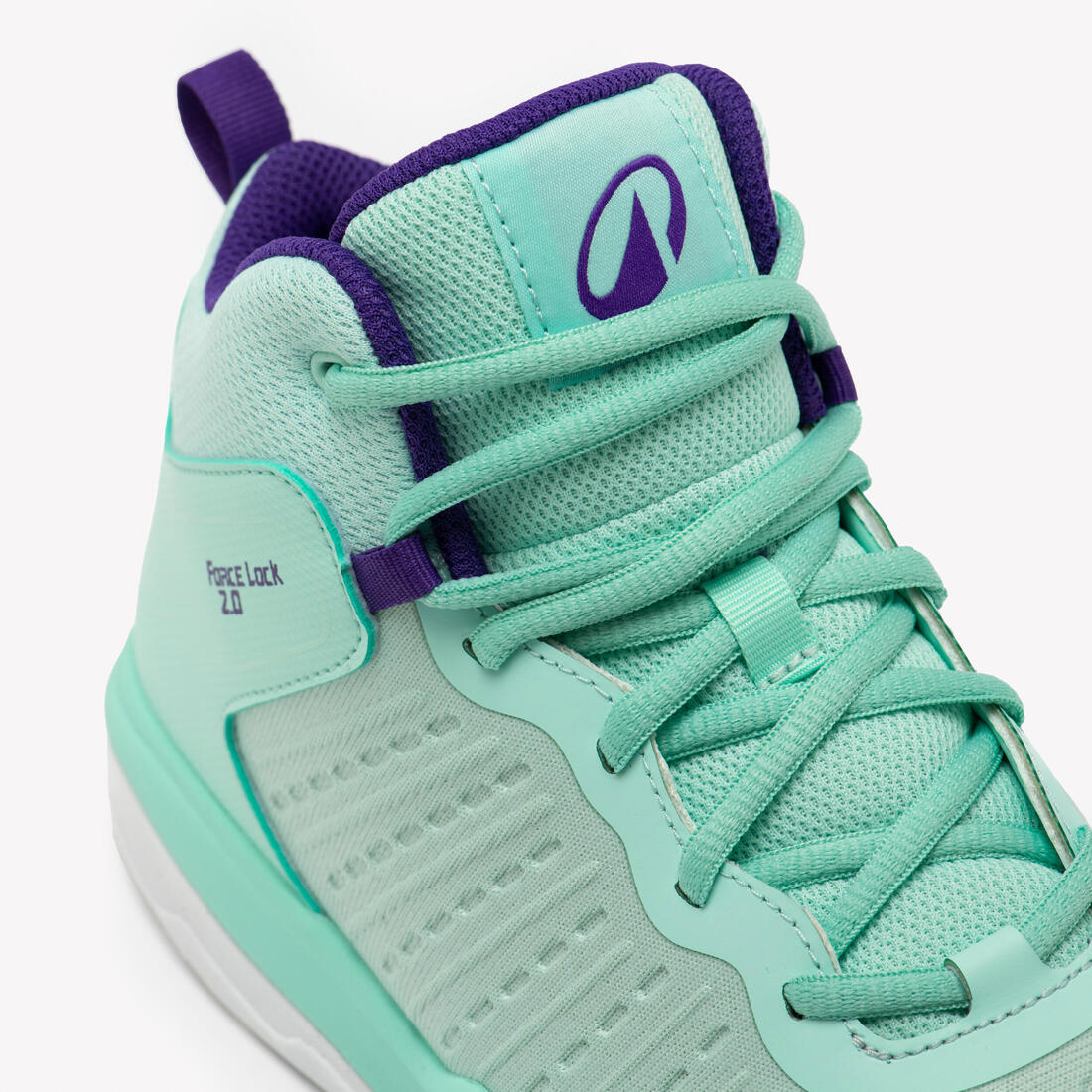 Tenis de básquetbol nivel perfeccionamiento blancos y rojos para niño SS500H - Image 14