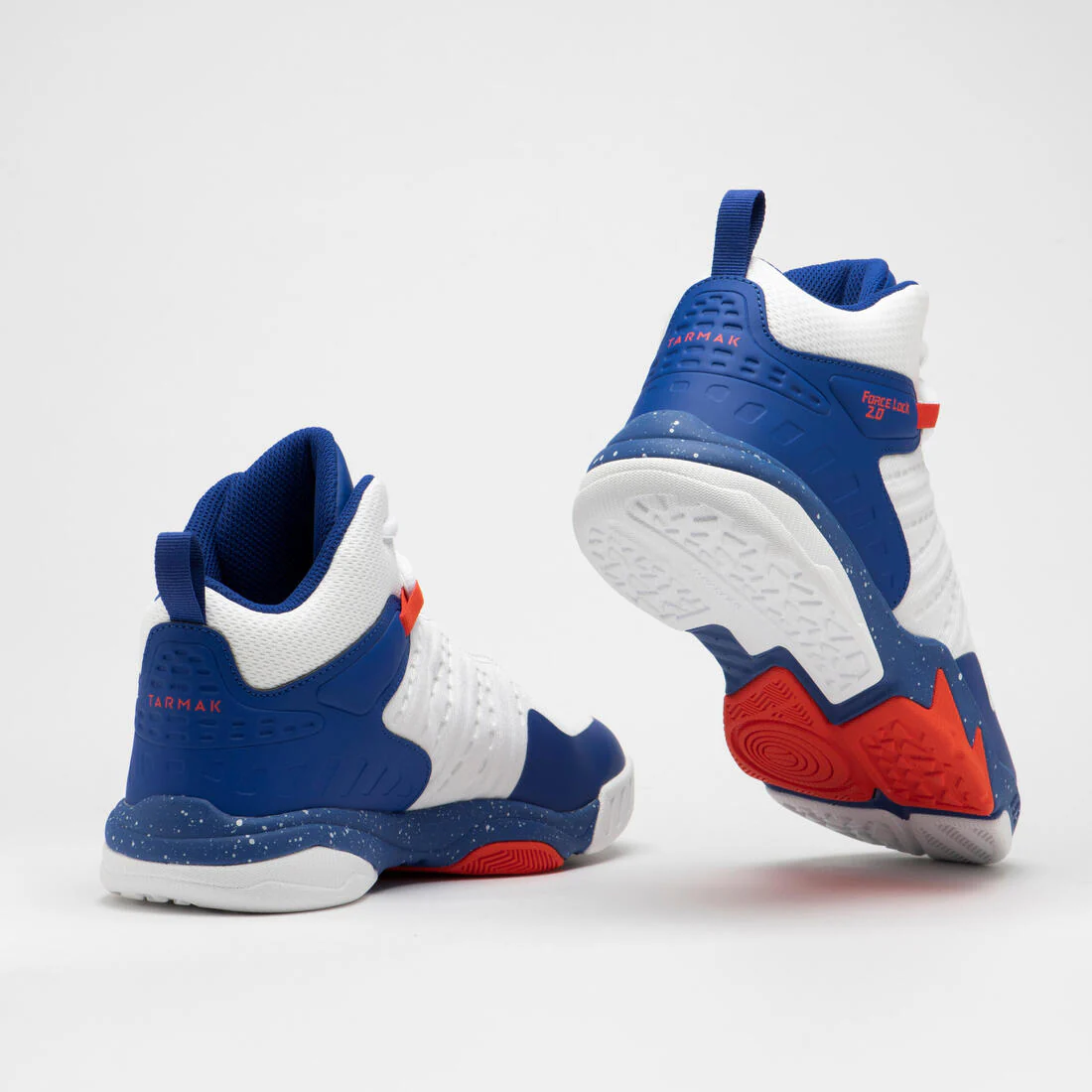 Tenis de básquetbol nivel perfeccionamiento blancos y rojos para niño SS500H - Image 21