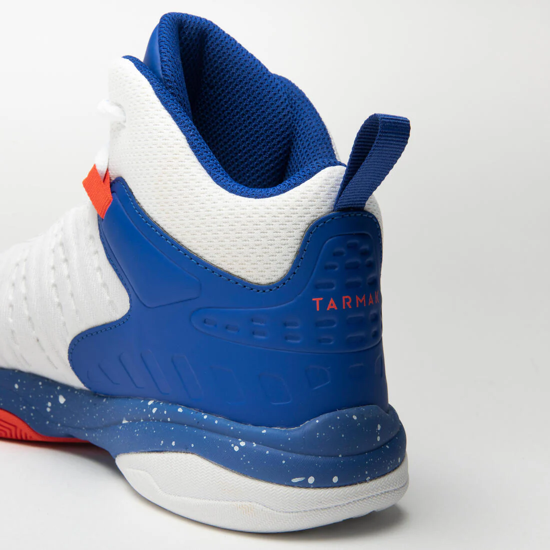 Tenis de básquetbol nivel perfeccionamiento blancos y rojos para niño SS500H - Image 31