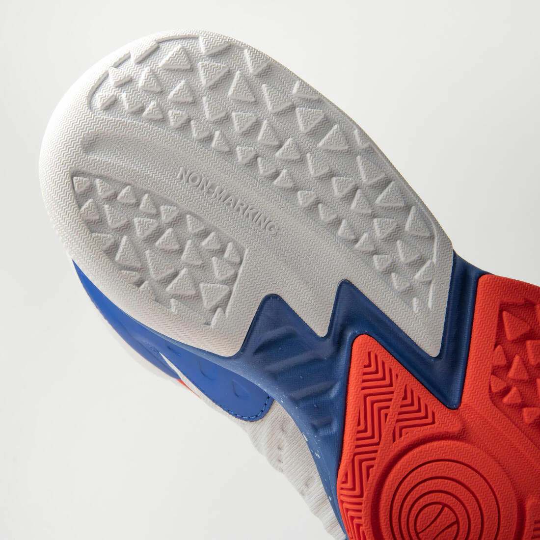 Tenis de básquetbol nivel perfeccionamiento blancos y rojos para niño SS500H - Image 32