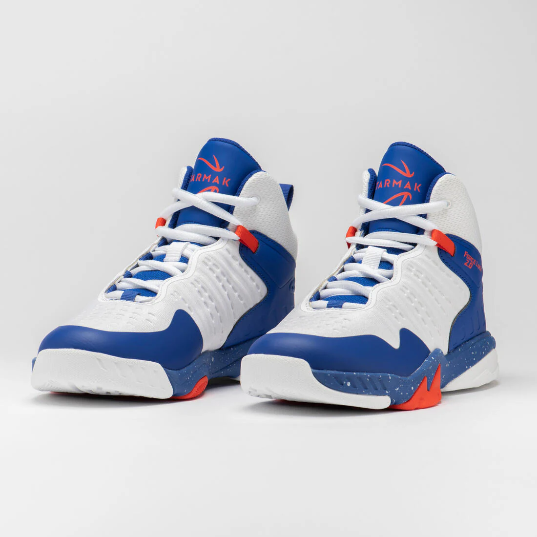 Tenis de básquetbol nivel perfeccionamiento blancos y rojos para niño SS500H - Image 7