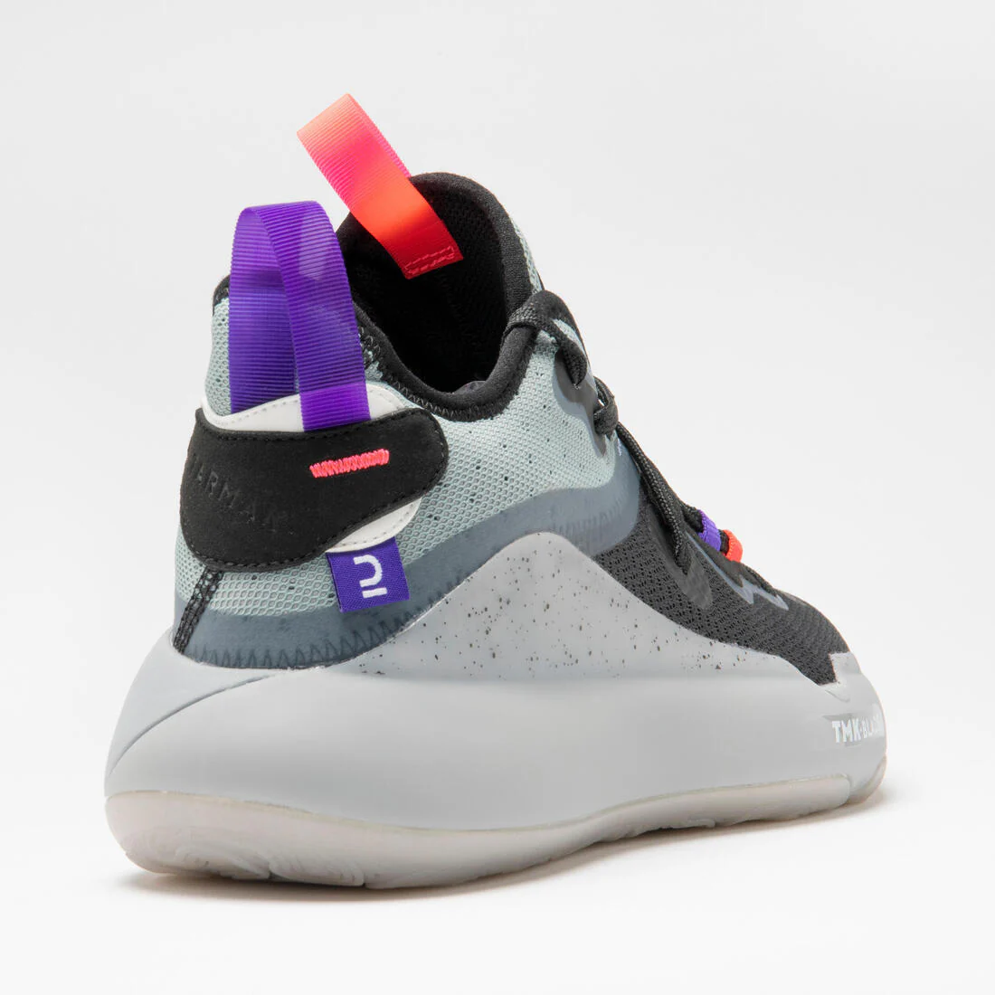 TENIS DE BÁSQUETBOL UNISEX - SE500 MID NEGRO GRIS - Image 5