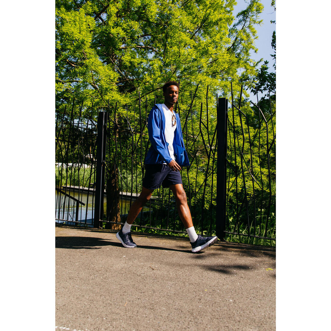 Tenis de caminar para pie estándar azules para hombre SW500 - Image 9