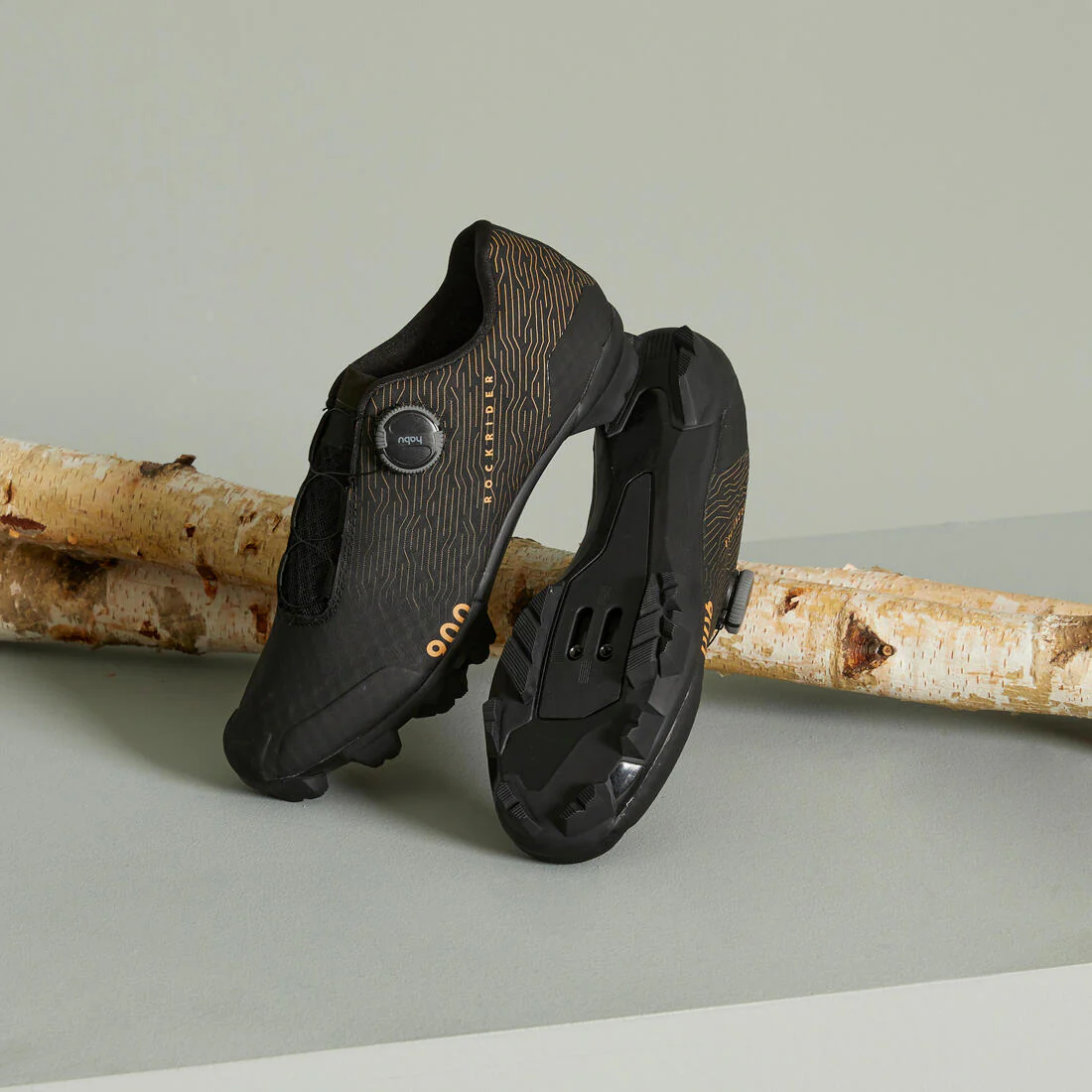Tenis de ciclismo MTB y gravel con Habu Fit System ocre Race 900 - Image 9