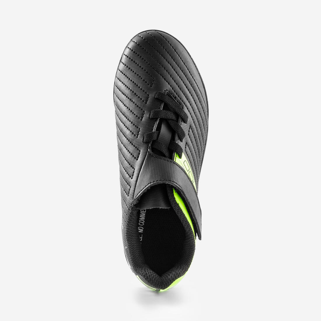 Tenis de fútbol a scratch negros y amarillos para niño 100 Easy AG/FG - Image 6
