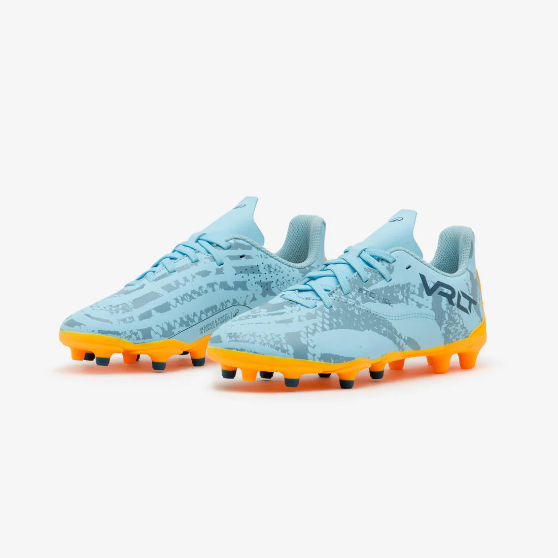 TENIS DE FÚTBOL CON AGUJETAS PARA NIÑO VIRALTO I FG NARANJA Y - Image 6