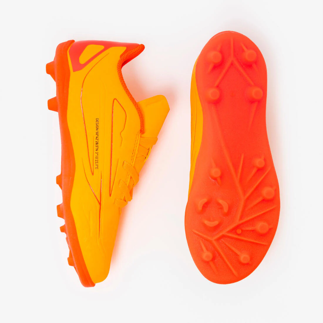 Tenis de fútbol con cierre de contacto Easy AG/FG rojos para niños 160 - Image 18
