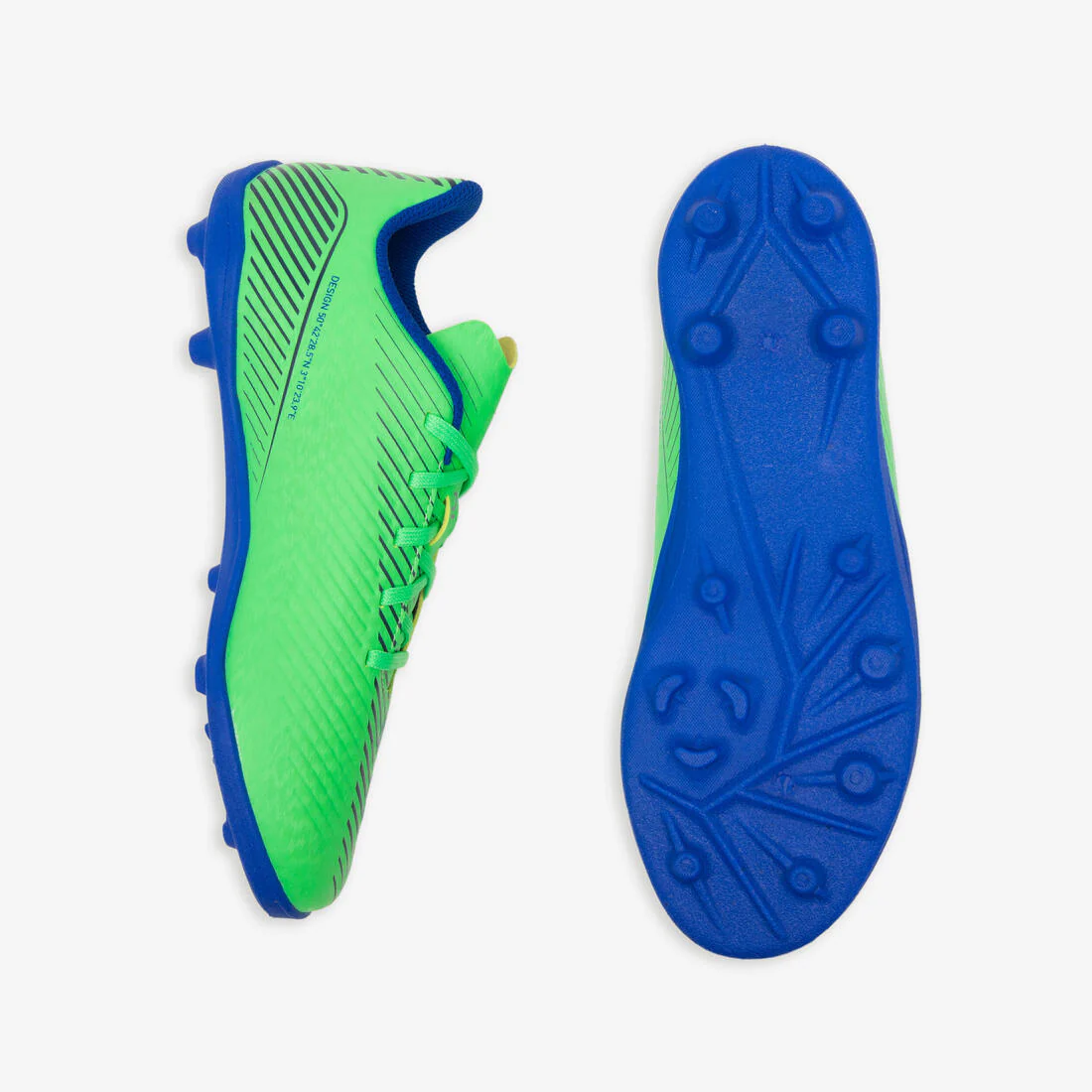 Tenis de fútbol con cintas AG/FG rojos para niños 160 JR - Image 17