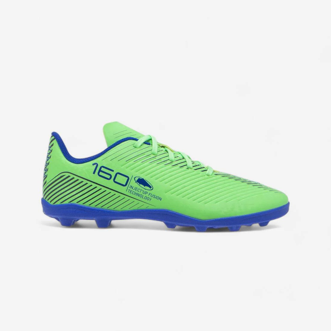 Tenis de fútbol con cintas AG/FG rojos para niños 160 JR - Image 2