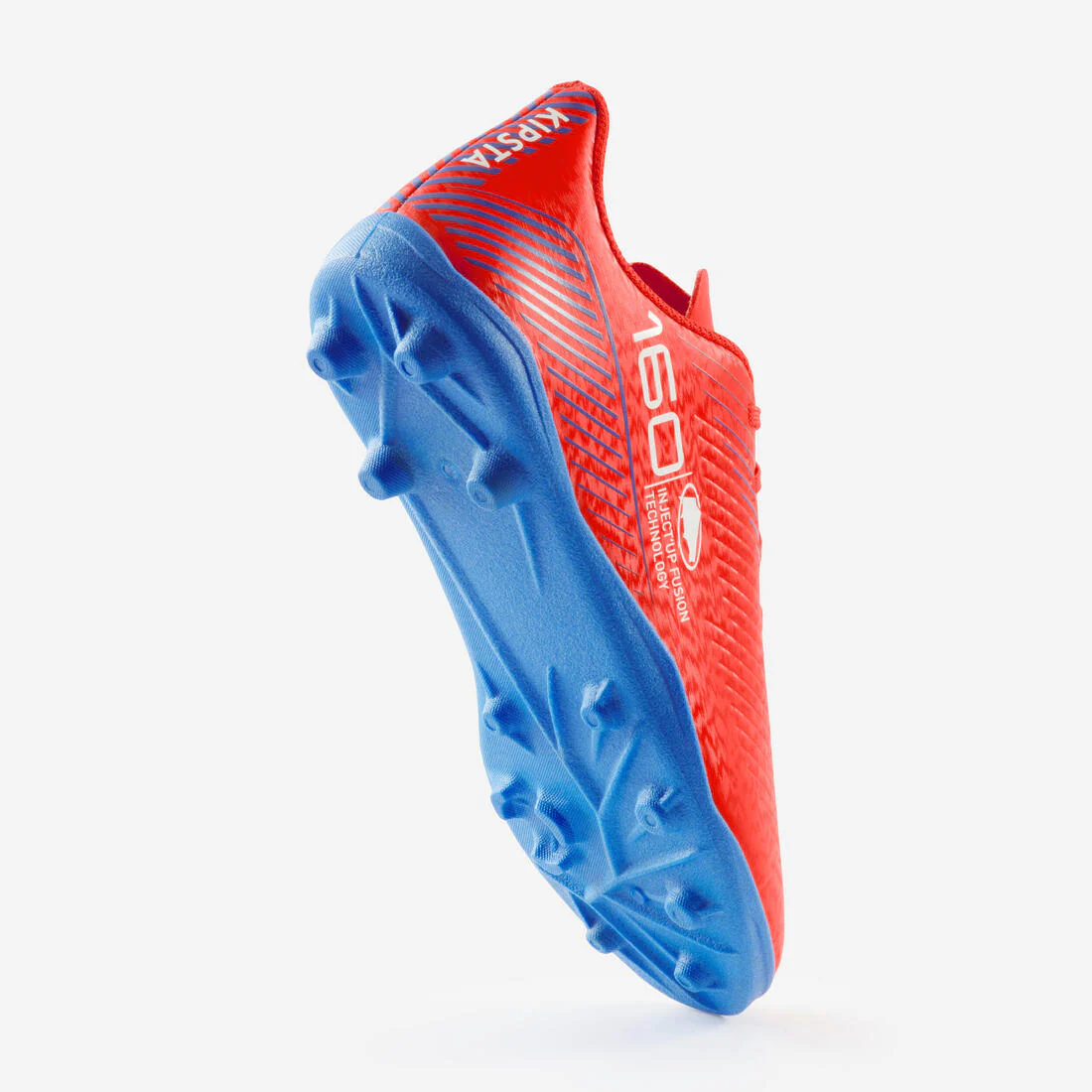 Tenis de fútbol con cintas AG/FG rojos para niños 160 JR - Image 21