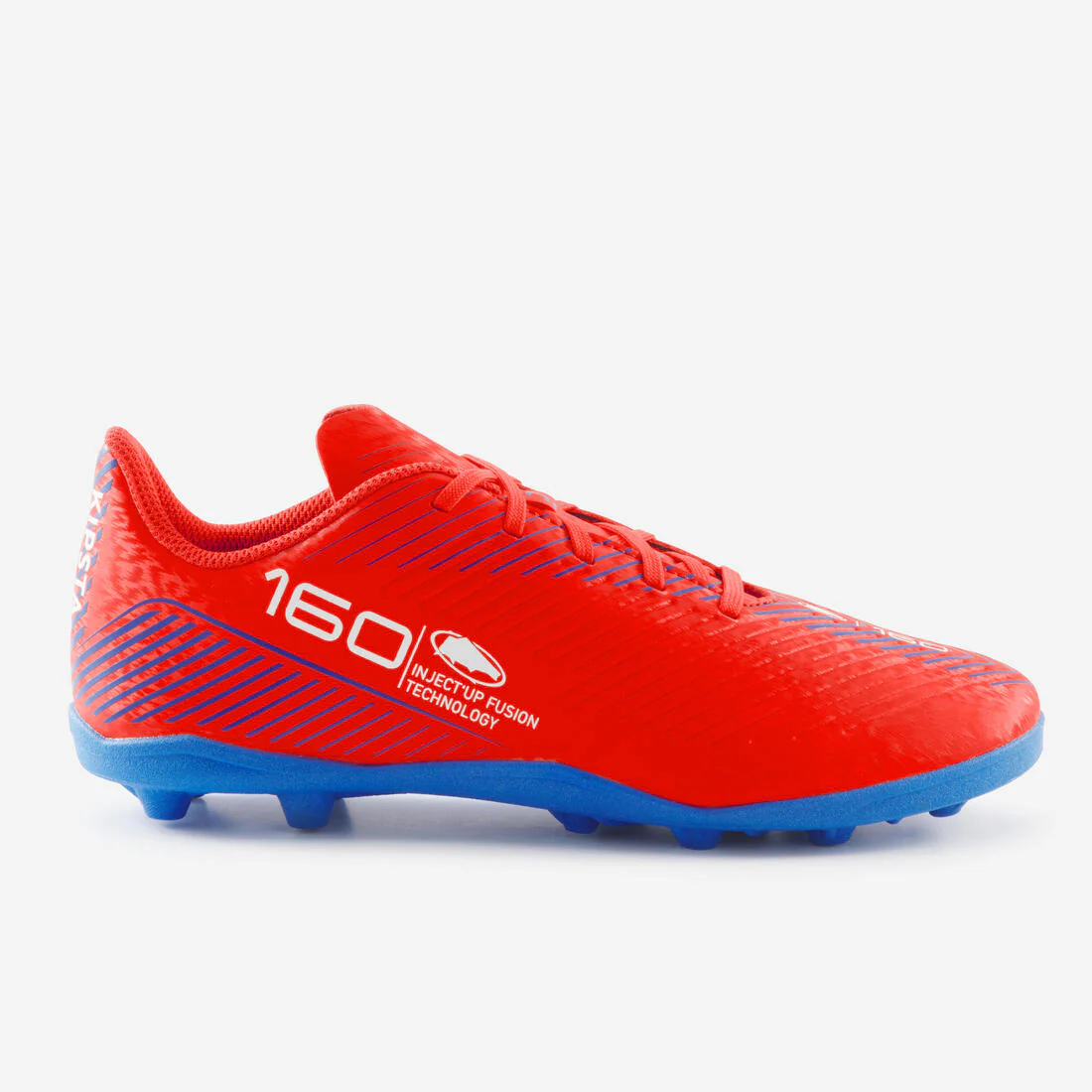 Tenis de fútbol con cintas AG/FG rojos para niños 160 JR - Image 3